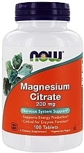 Magnesium Citrate Minerals, 200 mg - Now Foods Magnesium Citrate — photo N1