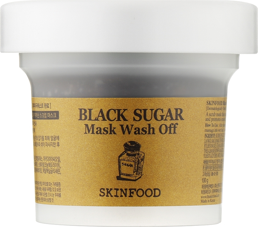 Black Sugar Mask Wash Off - Skinfood Black Sugar Mask Wash Off — photo N3