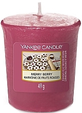 Fragrances, Perfumes, Cosmetics Scented Candle - Yankee Candle Merry Berry Votiv