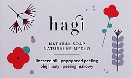 Natural Soap with Sea Buckthorn Oil and Poppy Seeds - Hagi Natural Soap — photo N2