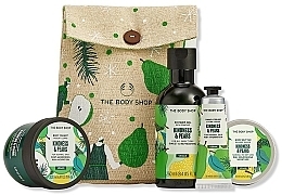 Fragrances, Perfumes, Cosmetics Set - The Body Shop Kindness & Pears Essentials Gift (sh/gel/250ml + b/but/50ml + h/cr/30ml + b/cr/200ml)