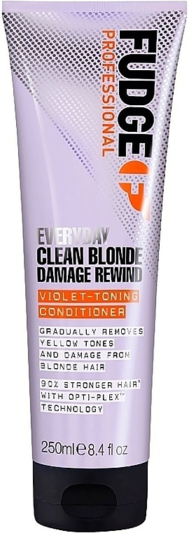 Daily Toning Conditioner - Fudge Everyday Clean Blonde Damage Rewind Violet-Toning Conditioner — photo N2