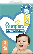 Diapers 'Active Baby' 3 (6-10 kg), 152 pcs - Pampers — photo N22