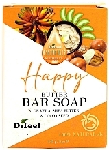 Fragrances, Perfumes, Cosmetics Happiness Soap - Difeel Essentials Happy Butter Bar Soap Aloe Vera, Shea Butter, Cocoa Seed