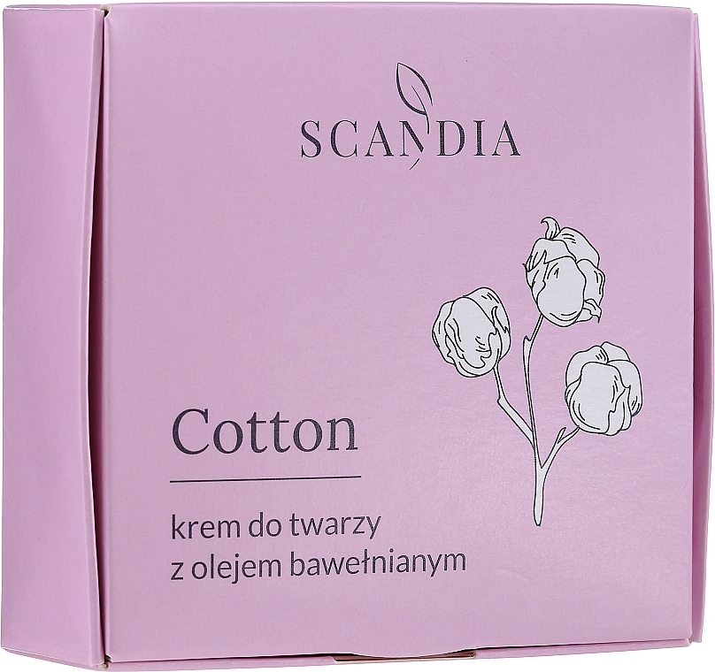 Cotton Oil Face Cream - Scandia Cosmetics Cotton — photo N2