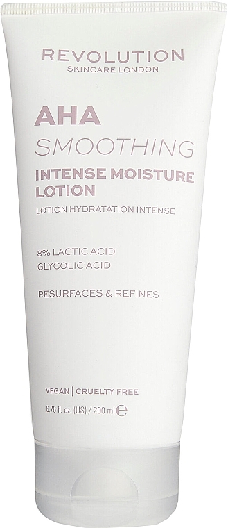 Intensively Moisturizing Body Lotion - Revolution Body Skincare AHA Smoothing Intense Moisture Lotion — photo N8