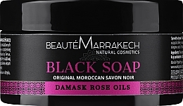 Natural Black Soap "Rose" - Beaute Marrakech Savon Noir Moroccan Black Soap — photo N1