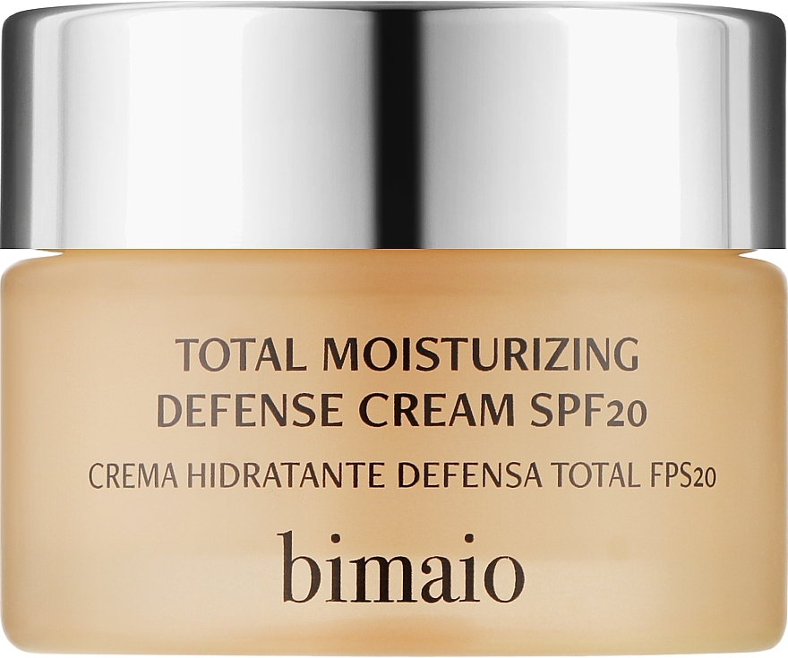 Moisturising & Protective Face Cream SPF20 - Bimaio Total Moisturizing Defense Cream — photo N4