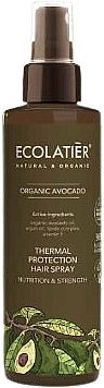 Hair Spray - Ecolatier Organic Avocado Thermal Protection Hair Spray Nutrition & Strength — photo N1