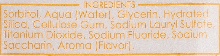 Kids Toothpaste with Fluorine "Cookies and Vanilla Ice Cream" - Ziaja Kids Cookies 'N' Vanilla Ice Cream — photo N2