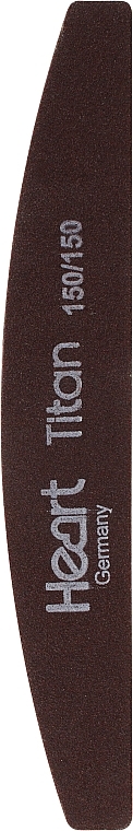 Nail File 150/150 - Heart Germany Half Titan Brown — photo N12