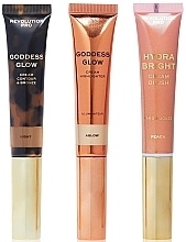 Set - Revolution Pro Cream Wand Trio Light (bronz/15ml + highlighter/15ml + blush/12ml) — photo N1