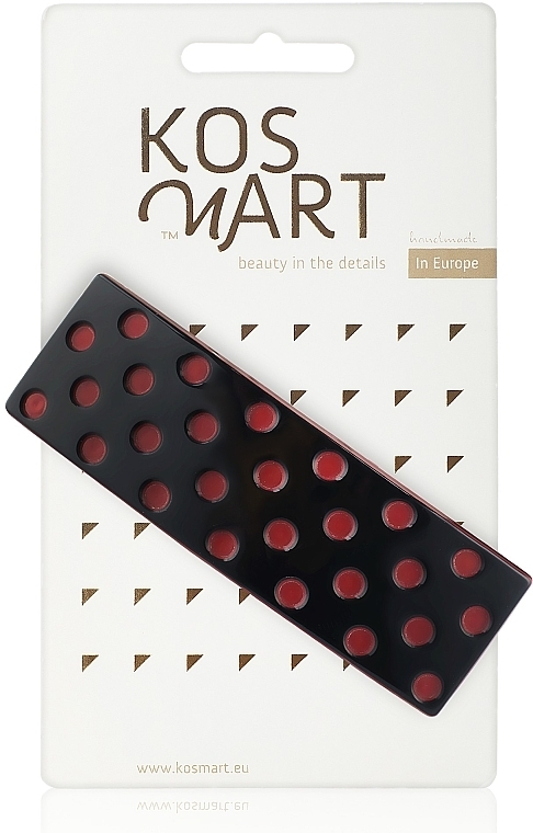 Hair Clips 'Red dots' - Kosmart — photo N7