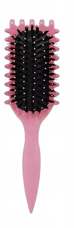 Curls Define Hair Brush, pink - Lewer Curls Define Brush — photo N1