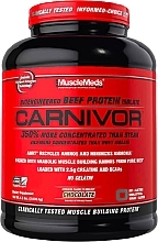 Beef Protein, chocolate - MuscleMeds Carnivor Beef Protein Powder Chocolate — photo N1