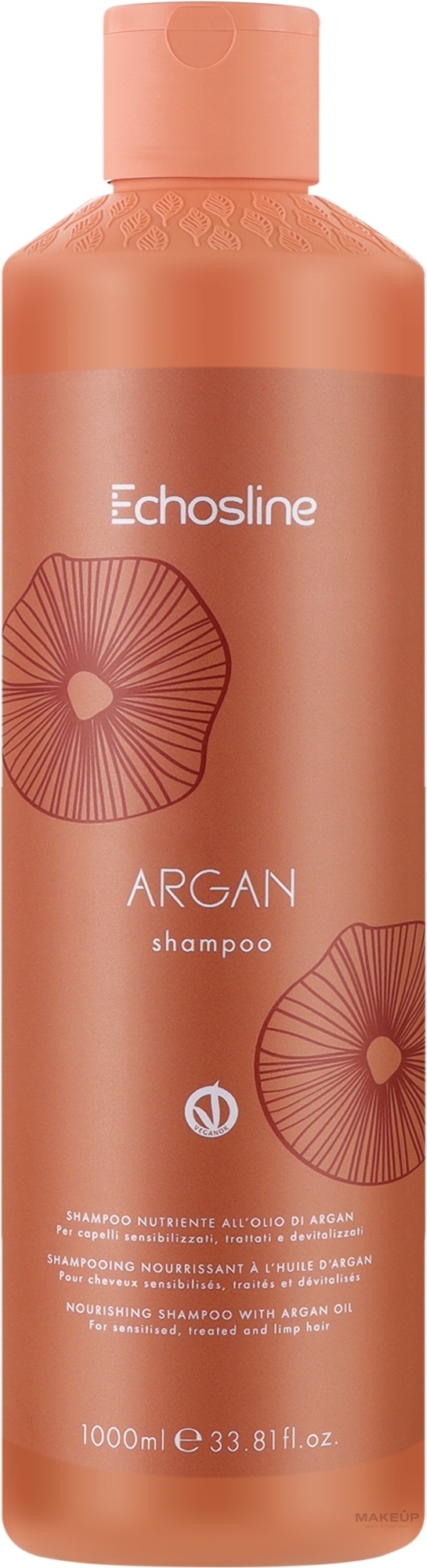 Nourishing Shampoo - Echosline Argan Shampoo — photo 1000 ml