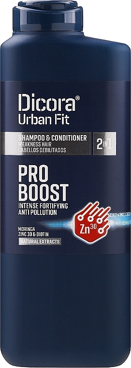 Shampoo for Weakened Hair - Dicora Urban Fit Shampoo Pro Boost — photo N3