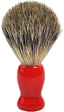 Fragrances, Perfumes, Cosmetics Shaving Brush with Badger Fiber, small, red - Golddachs Shaving Brush Finest Badger Red Mini