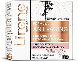 Soothing Anti-Wrinkle Face Cream "Sequoia & Ginseng" - Lirene Formula Anti-Aging — photo N1