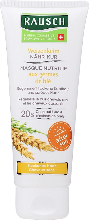 Dry Hair Mask - Rausch Weizenkeim Nahr-Kur — photo N1