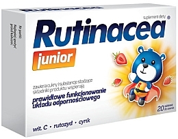 Fragrances, Perfumes, Cosmetics Children's Dietary Supplement, in lozenges - Aflofarm Rutinacea Junior