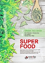 Fragrances, Perfumes, Cosmetics Sheet Face Mask 'Green Tea' - Eyenlip Super Food Green Tea Mask