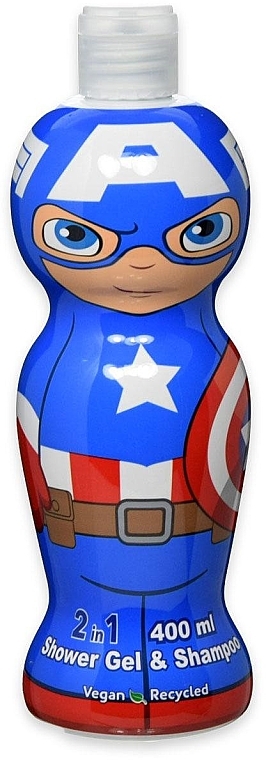 Air-Val International Marvel Captain America - Shower Gel 2in1 — photo N4