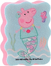 Kids Bath Sponge 'Peppa Pig', Peppa mermaid, pink - Suavipiel Peppa Pig Bath Sponge — photo N1