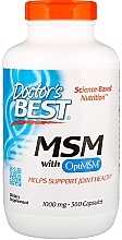 MSM with OptiMSM, 1000mg, capsules - Doctor's Best — photo N2