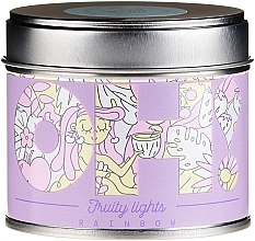 Scented Candle "Rainbow" - Oh!Tomi Fruity Lights Rainbow Candle — photo N1