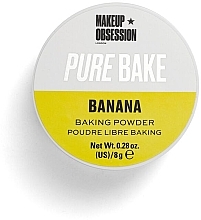 Fragrances, Perfumes, Cosmetics Mattifying Loose Powder - Makeup Obsession Pure Bake Baking Powder Banana