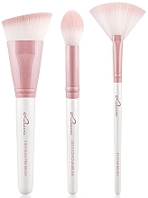 Fragrances, Perfumes, Cosmetics Makeup Brush Set, 3 pcs - Luvia Highlight & Contour Brush Set