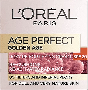 Day Cream - L'Oreal Paris Age Perfect Golden Age Rosy Day Cream SPF20 — photo N8