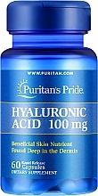 Hyaluronic Acid, 100 mg, capsules - Puritan's Pride Hyaluronic Acid 100mg Capsules — photo N2