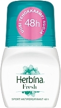 Fragrances, Perfumes, Cosmetics Roll-on Deodorant - Herbina Fresh Sport Antiperspirant 48h