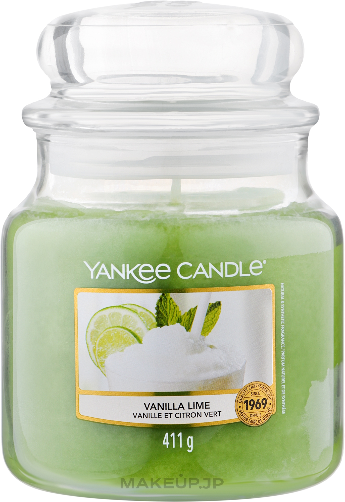 Scented Candle "Vanilla and Lime" - Yankee Candle Vanilla Lime — photo 411 g