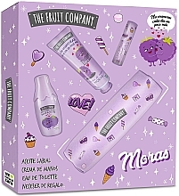Fragrances, Perfumes, Cosmetics The Fruit Company Moras - Set (edt/40ml + h/cr/50ml/lip/oil/ml + bag)