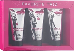 Fragrances, Perfumes, Cosmetics Set - Liora Favorite Trio (scrab/65ml + foot/cr/65ml + hand/cr/65ml)