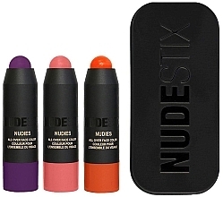 Fragrances, Perfumes, Cosmetics Set - Nudestix Trendy Blush Kit (blush/1.8 g*3)