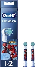 Fragrances, Perfumes, Cosmetics Replacement Toothbrush Head for Kids, Spiderman, 2 pcs - Oral-B Pro Kids 3+