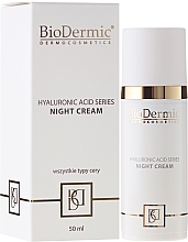 Fragrances, Perfumes, Cosmetics Night Face Cream - BioDermic Hyaluronic Acid Night Cream