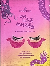 Fragrances, Perfumes, Cosmetics Hydrogel Eye Patches - Essence Love, Luck & Dragons Hydrogel Eye Patches