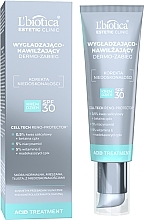 Smoothing and Moisturizing Day Cream  - L'biotica Estetic Clinic Acid Treatment SPF 30 — photo N2