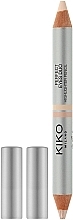 Fragrances, Perfumes, Cosmetics Eye Duo Highlighter Pencil - Kiko Milano Perfect Eyes Duo Highlighter Pencil