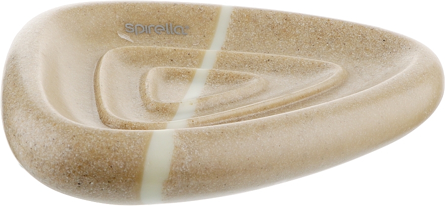 Ceramic Soap Dish - Spirella Etna Sand — photo N1