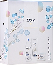 Fragrances, Perfumes, Cosmetics Set - Dove Nourishing Beauty III (sh/gel/250ml+b/lotion/250ml + b/scr/255ml)