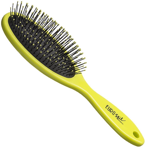 Hair Brush, 04281, light green - Eurostil Oval Brush — photo N1