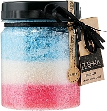 Fragrances, Perfumes, Cosmetics Sugar-Salt Body Scrub "Bubble Gum" - Dushka