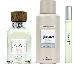 Fragrances, Perfumes, Cosmetics Adolfo Dominguez Agua Fresca - Set (edt/120ml + edt/10ml + deo/150ml)