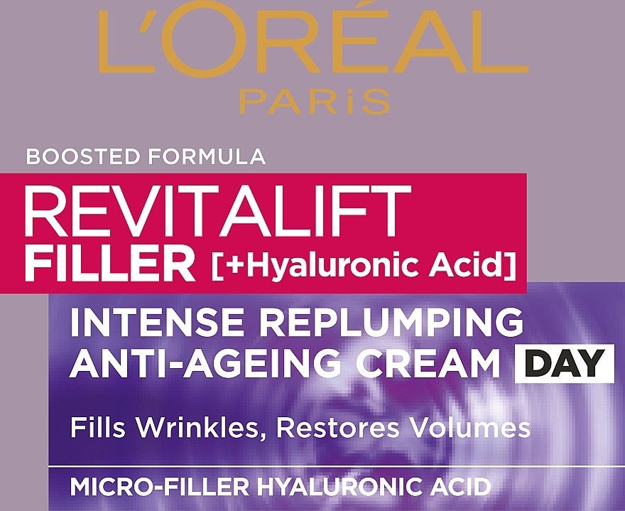 Hyaluronic Anti-Aging Day Filler - L'Oreal Paris Revitalift Filler Hyaluronic Acid Day Cream — photo N15